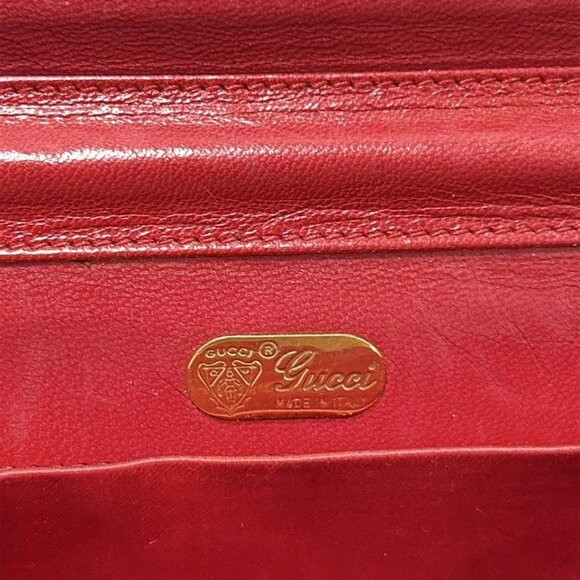 GUCCI Old Gucci - Red Polyester Shoulder Bag 222-072625 - Picture 8 of 8